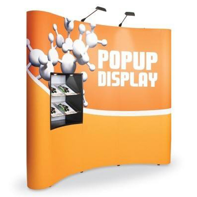 Pop Up Stand With Shelf